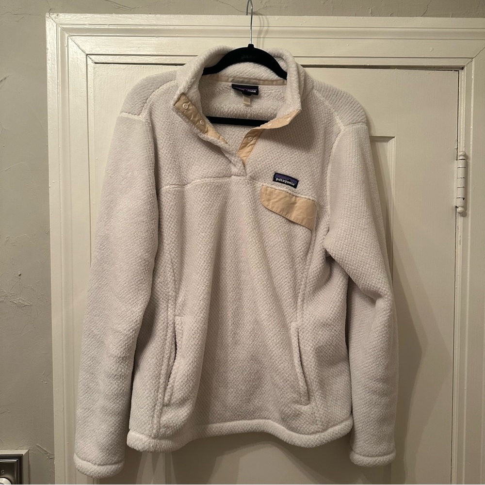 Patagonia XL white fleece